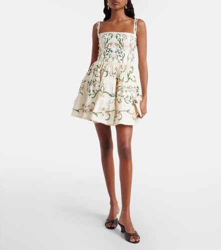 Robe Lima Laguna en lin à fleurs - Agua by Agua Bendita - Modalova