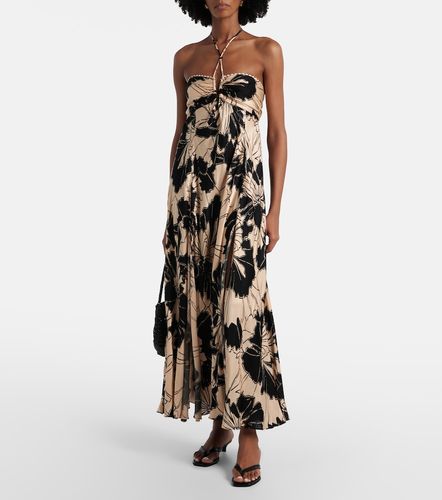 Robe longue Carla imprimée à fleurs - Poupette St Barth - Modalova