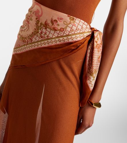Robe longue Aster à finitions en soie - Zimmermann - Modalova