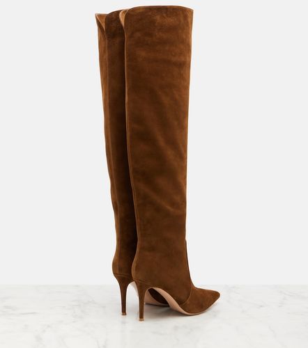 Bottes Hansen en daim - Gianvito Rossi - Modalova