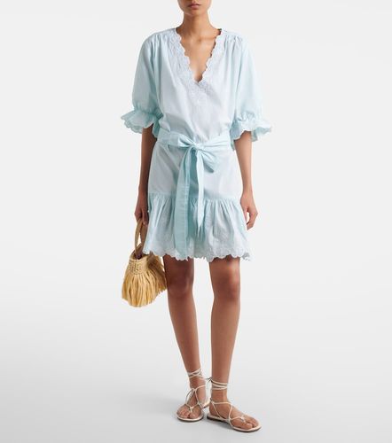 Robe en coton à broderie - Juliet Dunn - Modalova