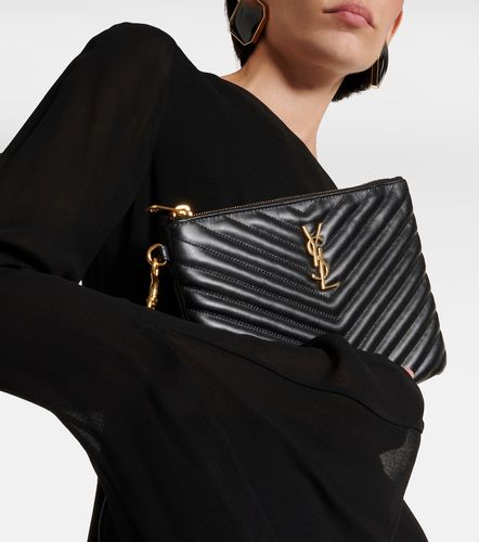 Pochette Cassandre en cuir matelassé - Saint Laurent - Modalova