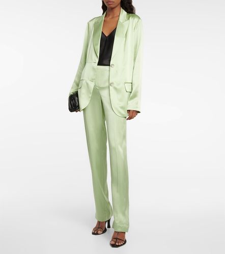 Pantalon droit Tova en satin de soie - Joseph - Modalova