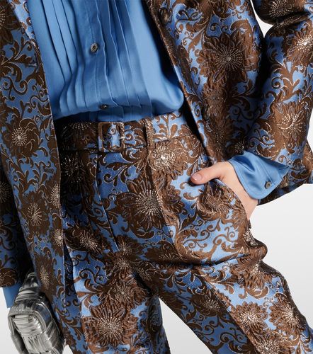 Pantalon droit Elio en jacquard à fleurs - 'S Max Mara - Modalova