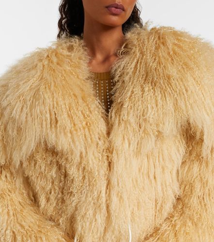 Veste raccourcie en shearling - The Attico - Modalova