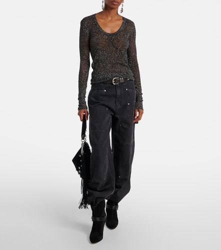 Isabel Marant Top Thalia en lamé - Isabel Marant - Modalova