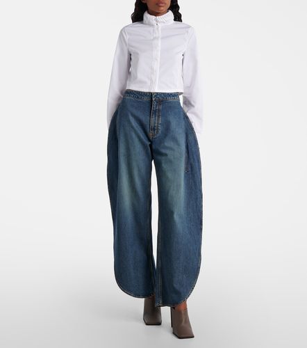 Alaïa Jean barrel à taille mi-haute - Alaia - Modalova