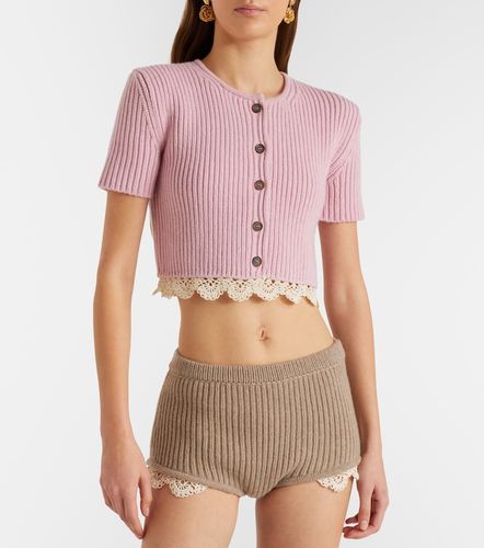 Top en cachemire et crochet - Magda Butrym - Modalova