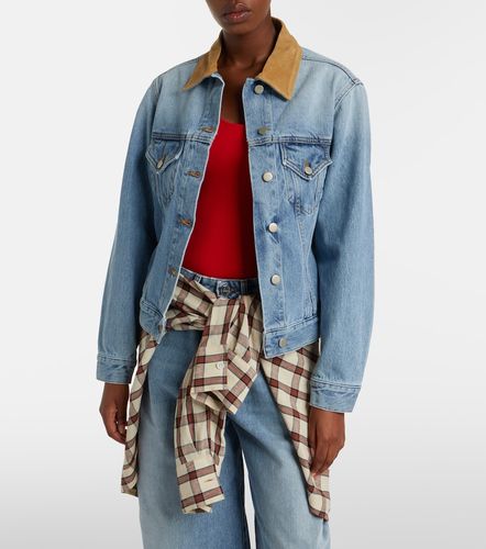 Róhe Veste en denim et daim - Rohe - Modalova