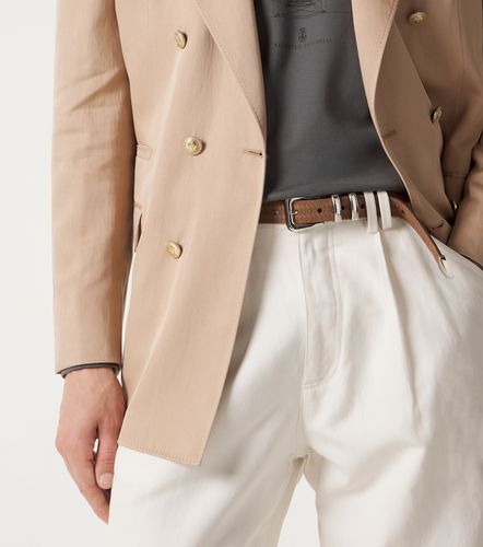 Ceinture en cuir embossé - Brunello Cucinelli - Modalova