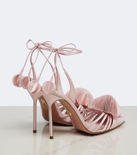 Escarpins Wild Bloom en satin - Aquazzura - Modalova