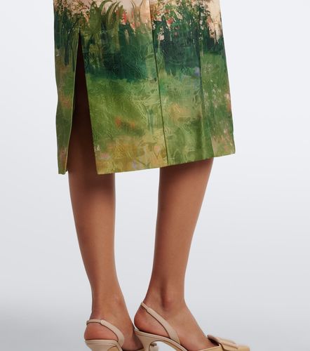 Robe midi Elizabeth à fleurs - Leo Lin - Modalova