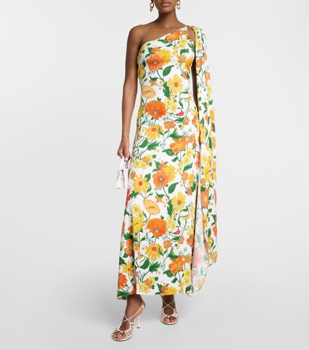 Robe asymétrique en cady à cape - Stella McCartney - Modalova