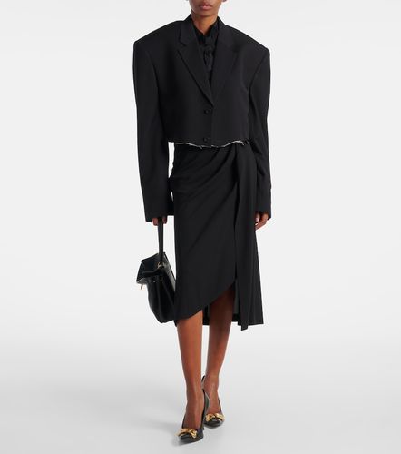Balenciaga Jupe midi en crêpe - Balenciaga - Modalova