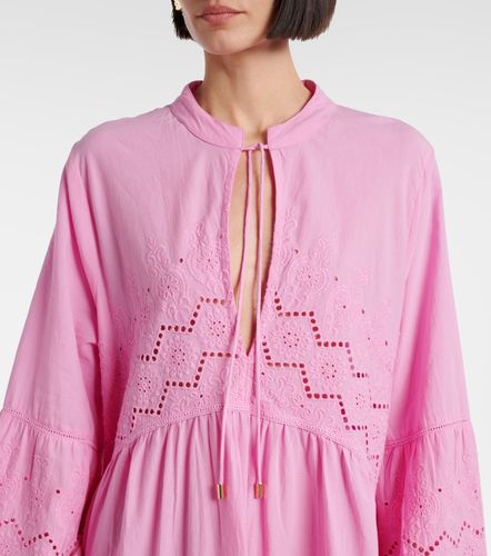 Cafetan Sebenna en coton à broderie - Melissa Odabash - Modalova