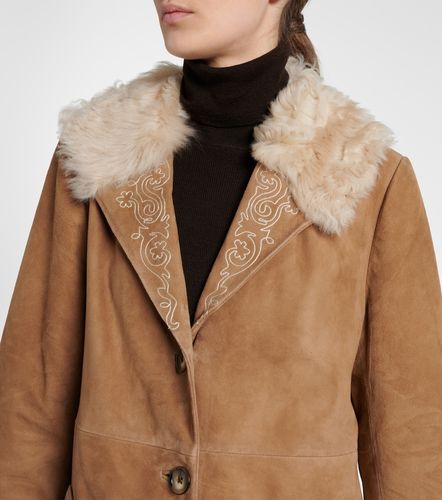 Rixo Manteau Cienna brodé en daim - Rixo - Modalova