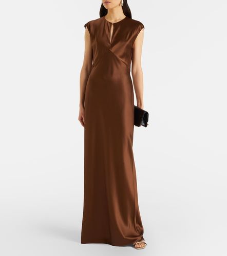 Robe longue Nelzy en satin - Veronica Beard - Modalova