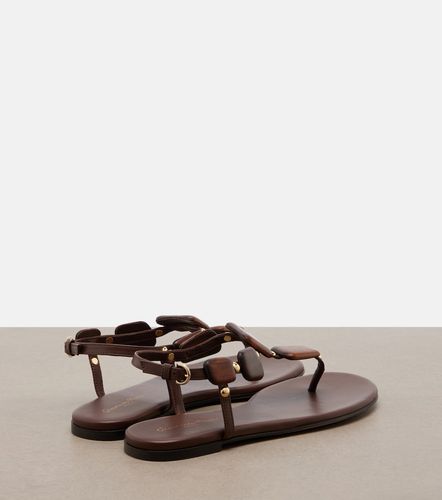 Sandales en cuir à ornements - Gianvito Rossi - Modalova