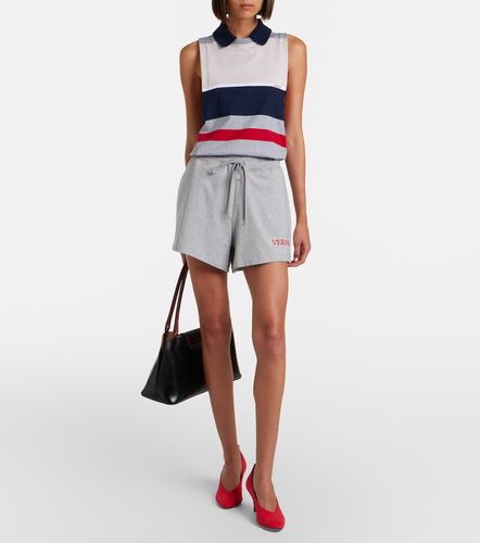 Versace Short en coton à logo - Versace - Modalova