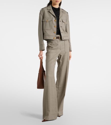 Pantalon évasé Christophe en laine vierge - Nili Lotan - Modalova