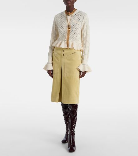 Chloé Jupe midi en daim - Chloe - Modalova