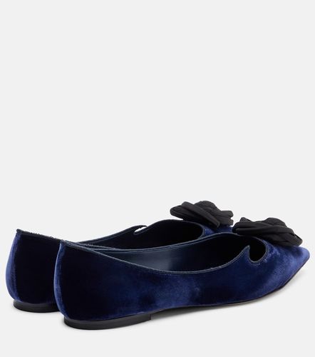 Ballerines Rose Vivier en velours - Roger Vivier - Modalova