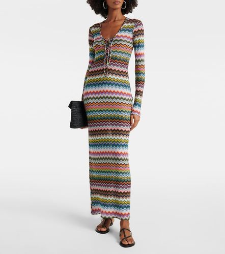 Missoni Robe longue Zigzag en lamé - Missoni - Modalova