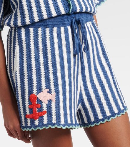 Alémais Short rayé en crochet de coton - Alemais - Modalova