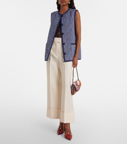 Pantalon ample VGold en Crêpe Couture - Valentino - Modalova