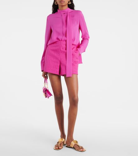 Short VLogo en coton mélangé - Valentino - Modalova