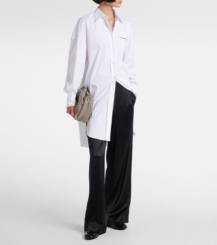 Pantalon ample en soie mélangée - Brunello Cucinelli - Modalova