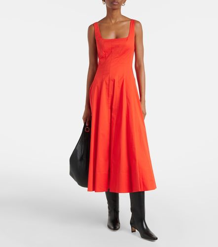 Staud Robe midi Wells en coton - Staud - Modalova