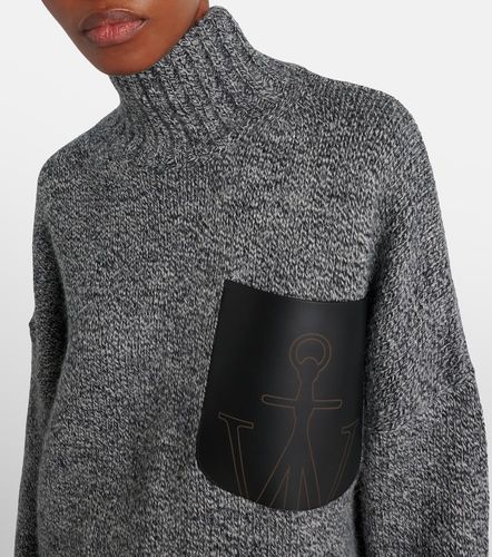 Pull à col roulé en laine et alpaga mélangés - JW Anderson - Modalova