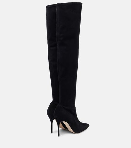 Cuissardes Pascalarehi 105 en daim - Manolo Blahnik - Modalova