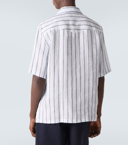 Chemise rayée en lin - Brunello Cucinelli - Modalova