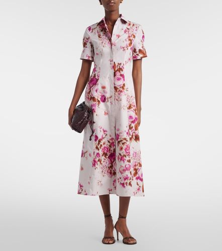 Robe chemise en coton à imprimé floral - Erdem - Modalova