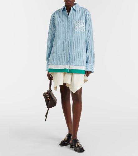 Mini-jupe en gabardine de coton et soie - Loewe - Modalova