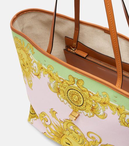 Cabas Large imprimé en toile - Versace - Modalova