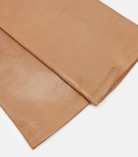 Nour Hammour Gants en cuir - Nour Hammour - Modalova