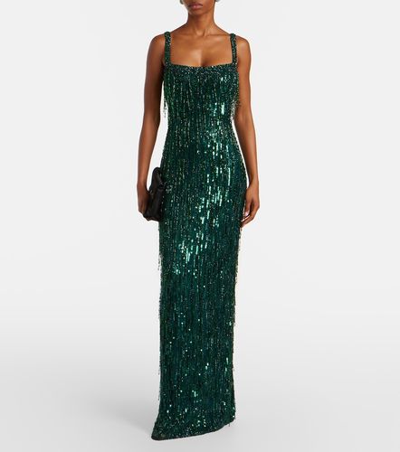 Robe longue Fleur à sequins - Jenny Packham - Modalova
