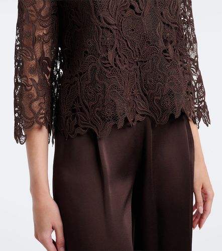 Max Mara Top en dentelle à fleurs - Max Mara - Modalova