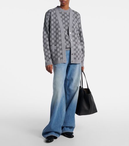T-shirt réversible GG en laine mélangée - Gucci - Modalova