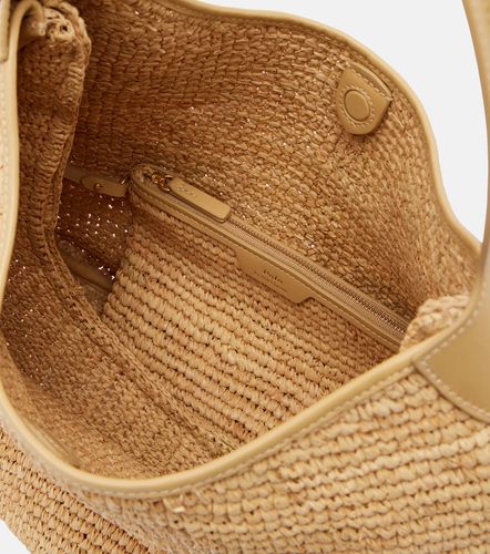 Sac Polo ID Large en cuir en raphia - Polo Ralph Lauren - Modalova