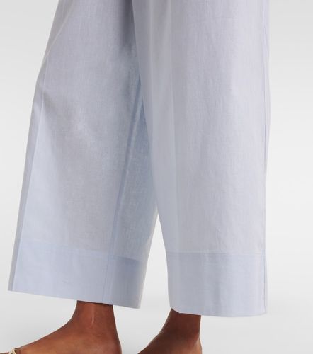 Pantalon ample en coton et lin - Toteme - Modalova
