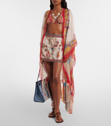 Jupe portefeuille à motif cachemire - Etro - Modalova