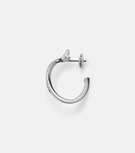 Boucle d'oreille unique Serti Sur Vide en or blanc 18 ct et diamants - Repossi - Modalova