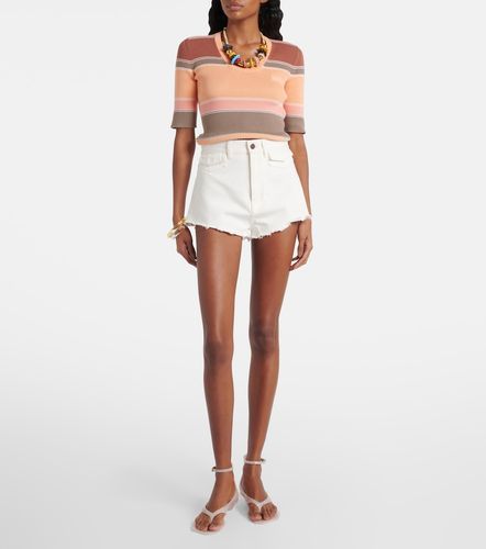 Chloé Top rayé en coton - Chloe - Modalova
