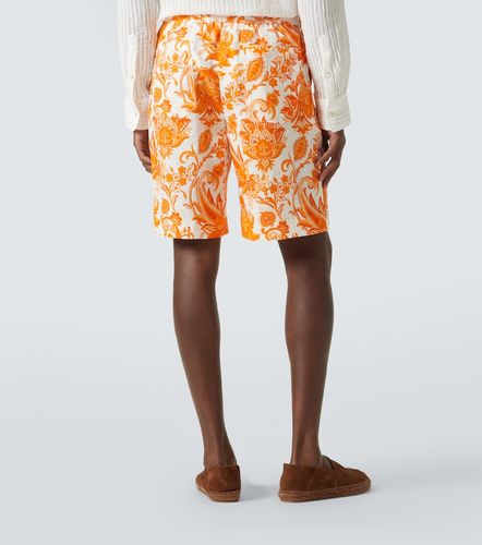 Etro Bermuda imprimé en lin - Etro - Modalova