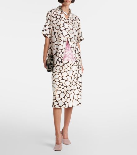 Chemise imprimée en soie - Dries Van Noten - Modalova