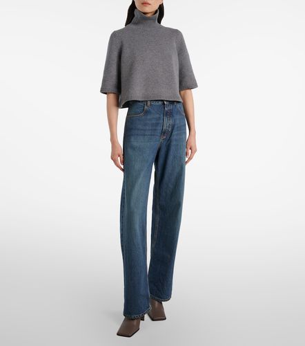 Alaïa Top raccourci en cachemire mélangé - Alaia - Modalova